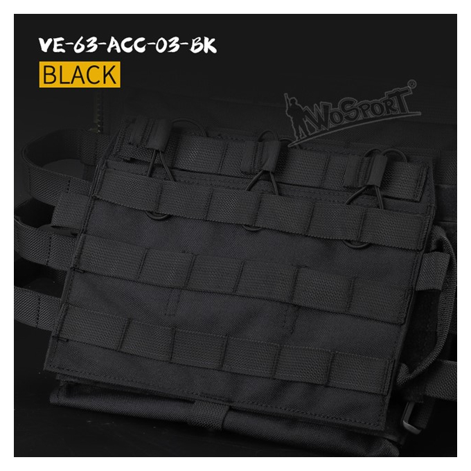 JPC vest 2.0 front accessory package standard triple package - Black