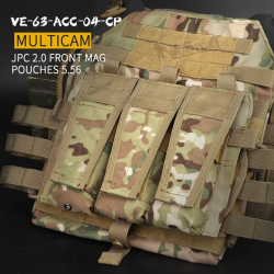Přední platforma s  5.56 zásobníkovými sumkami pro JPC vestu 2.0 - Multicam