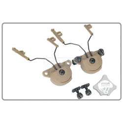 Rail adapter set na Exfil helmu pro headset Peltor - pískový