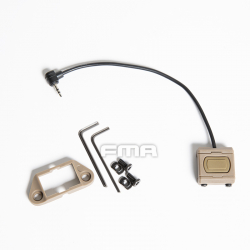 FMA Single Switch - spínač pro PEQ s 2,5mm konektorem - pískový