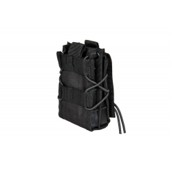 Double shingle-type magazine pouch - Black
