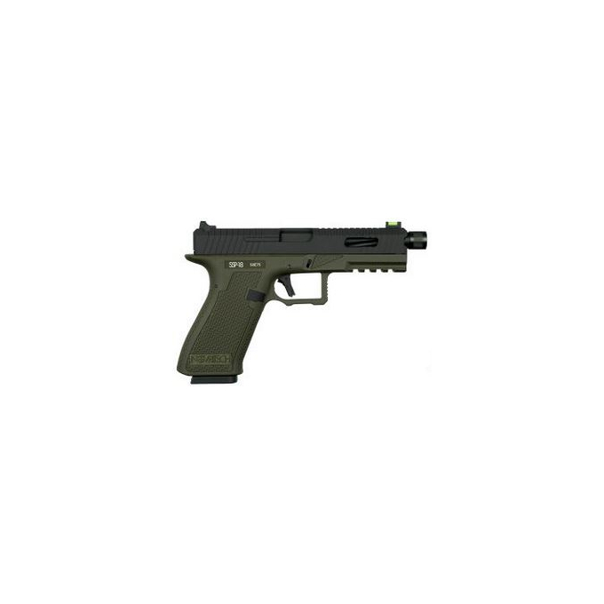 Novritsch CO2 pistole SSP18 GBB - Černá / zelená