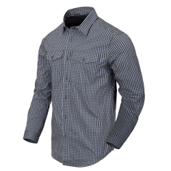 Košile COVERT dlouhý rukáv - Phantom Grey Checkered