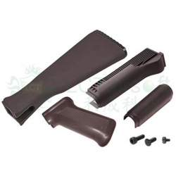 Set pažby, předpažbí a pažbičky pro LTC AK74M - PLUM