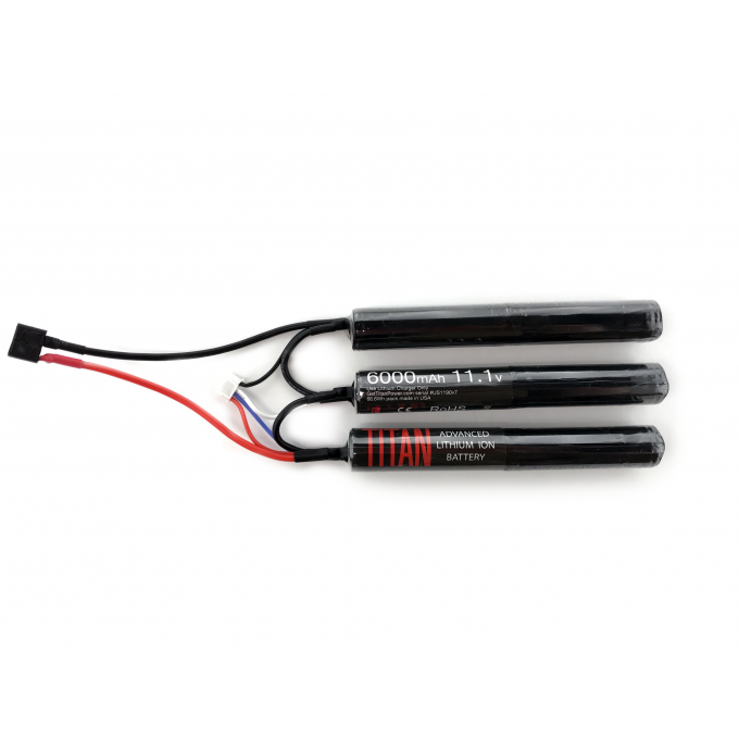Battery TITAN 11,1V / 6000mAh 30C Li-ion - three-piece