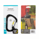 SLIDELOCK® CARABINER STAINLESS STEEL, black - size 6
