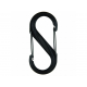 S-BINER® PLASTIC DUAL CARABINER, black - size 4