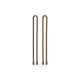 GEAR TIE® REUSABLE RUBBER TWIST TIE™ (2pcs), Coyote - length 12"