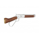 A&K 1873 Gas Gun (Real Wood) Rifle Replica - silver