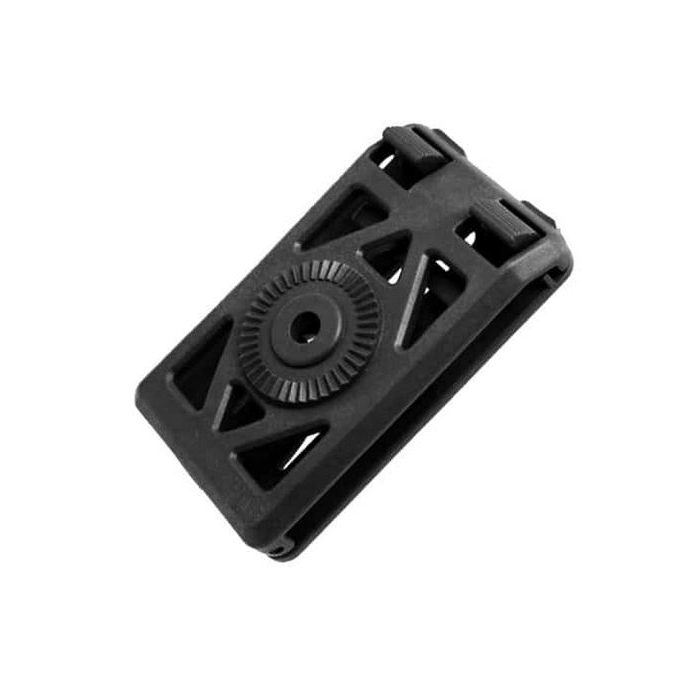 Belt clip attachment for polymer holster - BLACK
