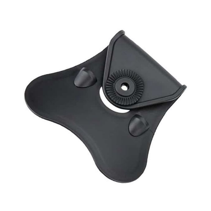 Paddle mount attachment for polymer holster - BLACK