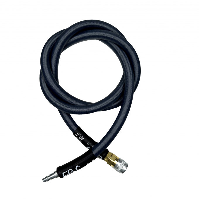 HPA 100cm hose with holster - black