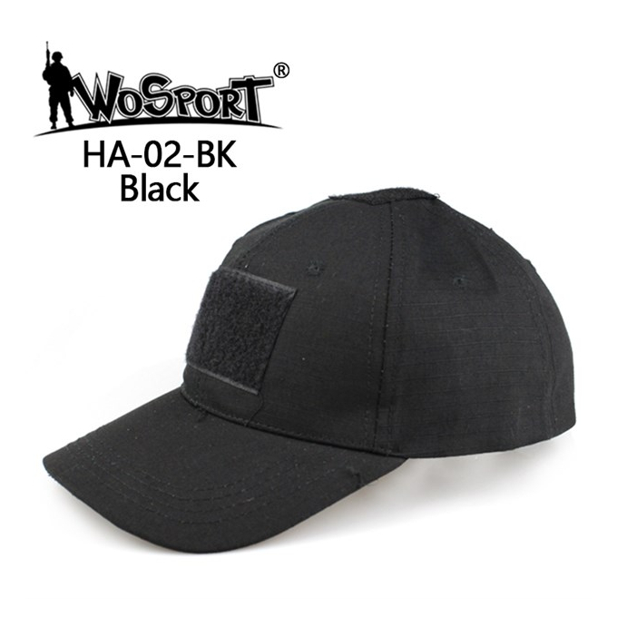 Čepice BASEBALL CAP suchý zip - černá