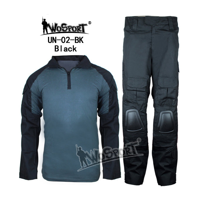 Wear-resistant reinforcement frog uniform - Black
