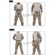 Wear-resistant reinforcement frog uniform - Black