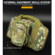 Brašna Laser Molle na pistoli - 35cm - černá