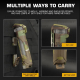 Taktický plastový Molle box na baterie - Multicam Black
