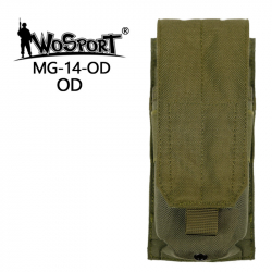 WST uzavřená MOLLE sumka na zásobník AR15 / M4 – Zelená