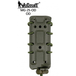 Plastová MOLLE sumka na 9mm pistolové zásobníky - TAN