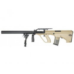 Steyr Aug with silencer (SW-020-BM) - TAN