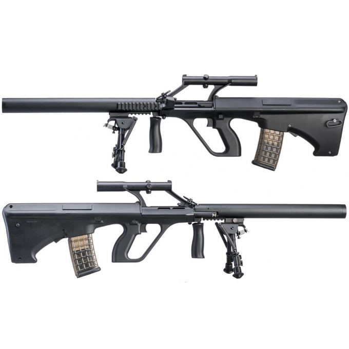 Steyr Aug with silencer (SW-020-AM) - Black