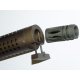 QD silencer 175 x 38 mm - BLACK
