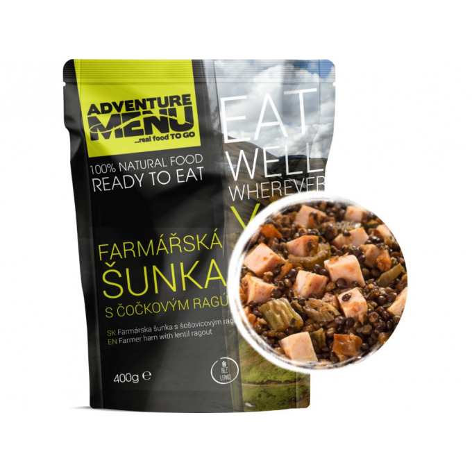 FARMÁŘSKÁ ŠUNKA S ČOČKOVÝM RAGÚ