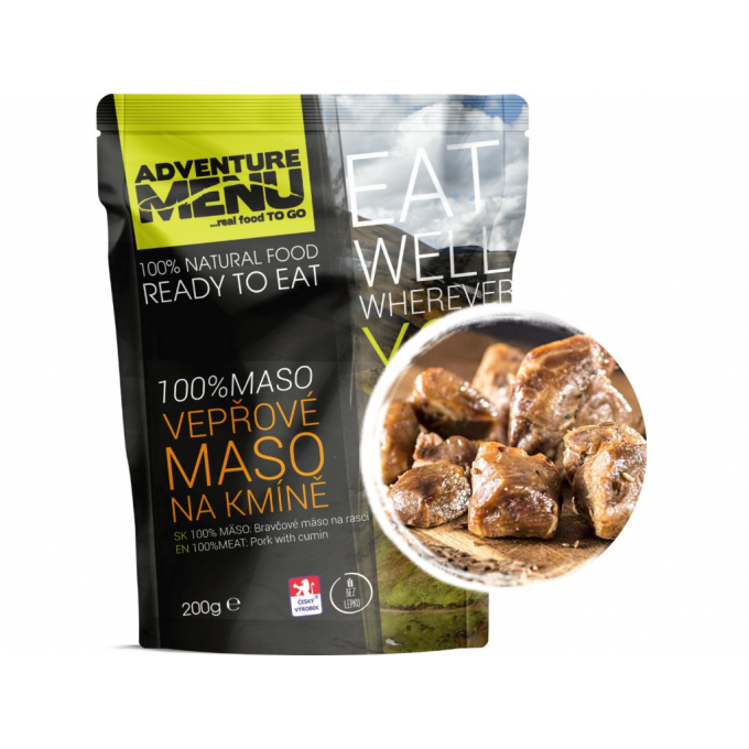100% MASO Vepřové maso na kmíně