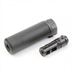 Tlumič QD Mini SOCOM556 (-14mm levotočivý) - Černý (FULL MARKING)
