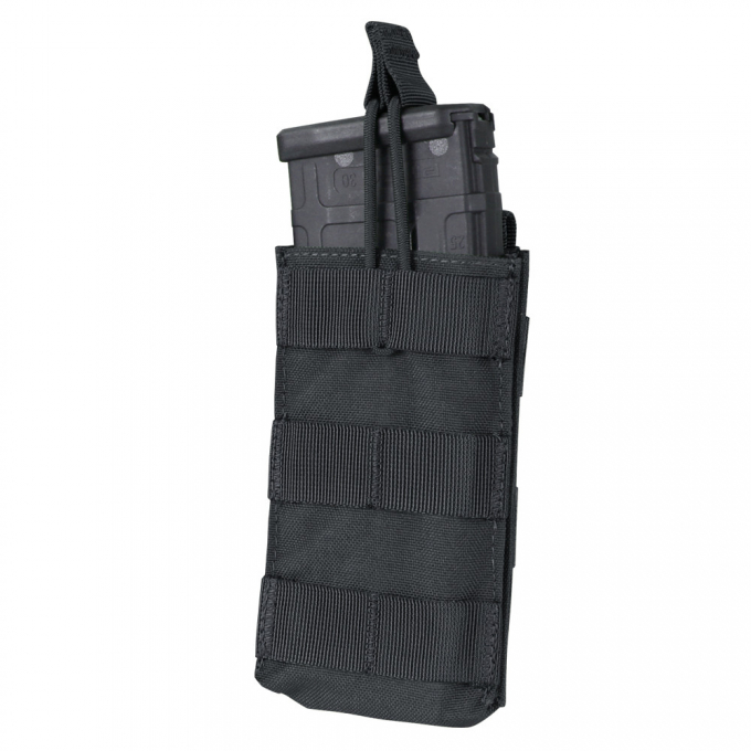 Sumka MOLLE na zásobník M16 otevřená ČERNÁ