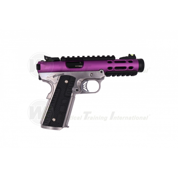 WE Galaxy 1911, blowback, celokov, stříbrno-purple