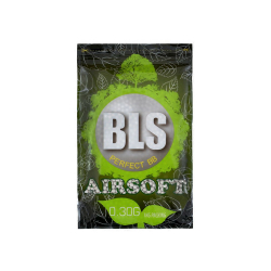 BLS airsoftové guličky BIO 0,30g, 3300 BBs (vrecko) - Biela