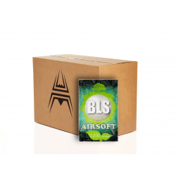 20x BLS airsoftové kuličky BIO 0,23g, 4300 BBs (krabice) - Bílá