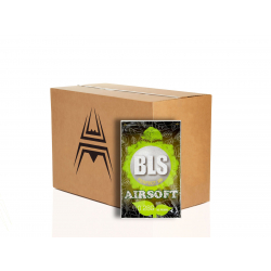20x BLS airsoftové kuličky BIO 0,28g, 3500 BBs (krabice) - Bílá