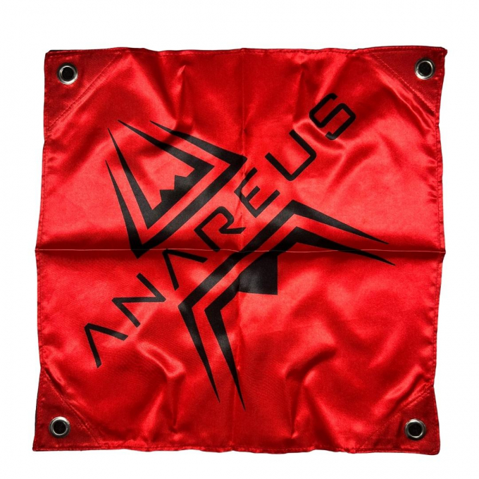 ANAREUS dead rag with velcro - red