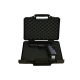 ASG plastic pistol case, 31x27x7,5 cm - BLACK