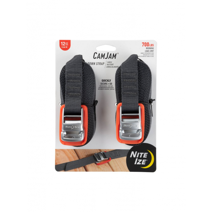 Nite Ize CamJam® Tie Down Straps 12ft - 2 Pack