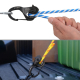 CamJam® XT™ Aluminum Rope Tightener + 5m Paracord, black - large