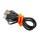 Vázací drát Gear Tie (2ks), oranžový - délka 6"