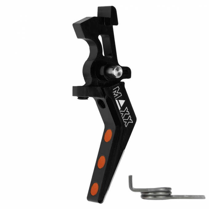 Hliníková CNC Advanced spoušť pro M4/M16 - TYPE A, černá