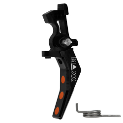 Hliníková CNC Advanced spoušť pro M4/M16 - TYPE B, černá