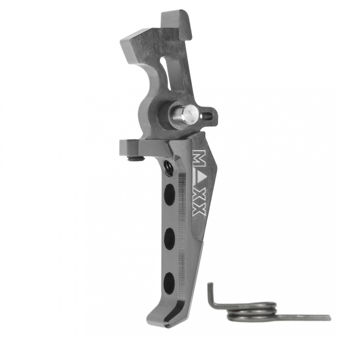 Hliníková CNC Advanced spoušť pro M4/M16 - TYPE E, titanová