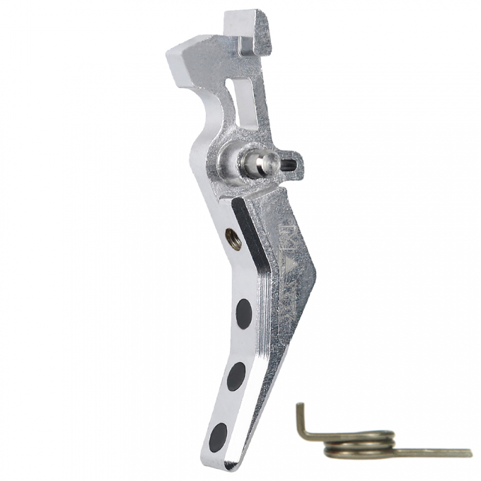 Hliníková CNC SPEED spoušť pro M4/M16 - TYPE B, stříbrná