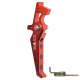 CNC Aluminum Advanced Speed Trigger (Style E) (Red) for M16 AEG Series