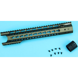 Předpažbí CNC MOTS 12,5" Keymod - pískové