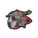 Patch PVC 3D gumový Viking