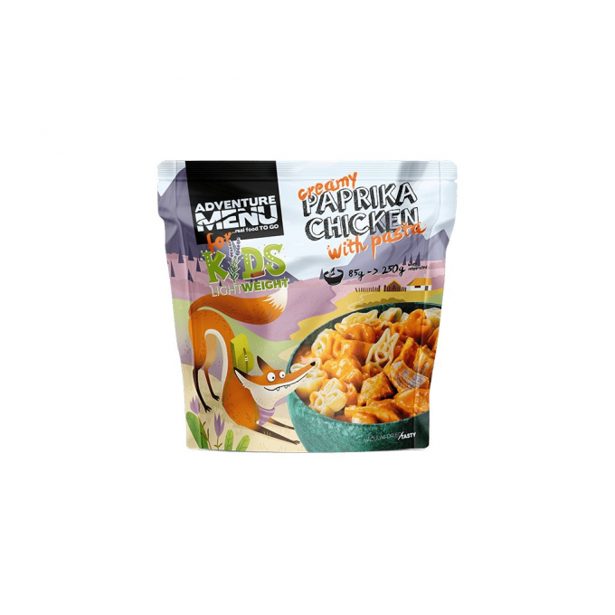 KIDS Lightweight Kuře na paprice s těstovinami 250g