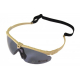 NUPROL Safety Glasses BATTLE PRO'S (with Insert), Smoked Lens - Tan