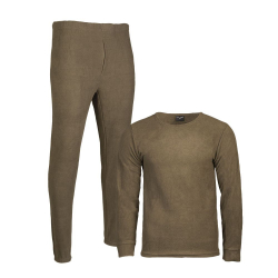 Underwear ThermoFleece without collar - GREEN