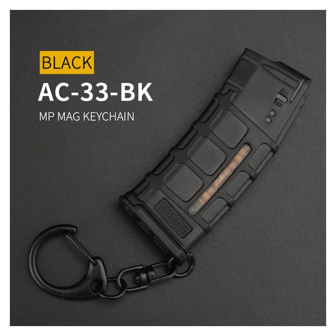 WST PMAG Magazine Pendant / Charm with Carabiner – Black